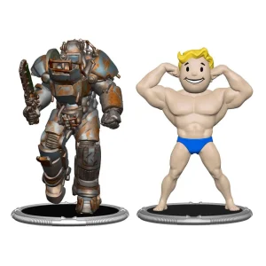Fallout E Raider & Strong Vault Boy Syndicate Collectibles 7 cm Mini Figure 2 Pack