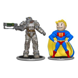 Fallout T-60 Power Armor & Power Vault Boy Syndicate Collectibles 7 cm Mini Figure 2 Pack