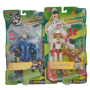 Bluntman And Chronic Set Of 2 Action Figures Big Blast Graphitti Designs 2002