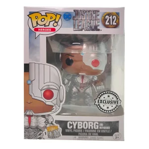 Funko Pop Heroes Justice League Cyborg And Motherbox #212 Vinyl Figure 2017 Exclusive