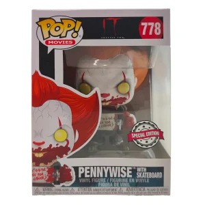 Funko POP Movies IT Chapter Two Pennywise With Skateboard #778 Vinyl Figure 2019