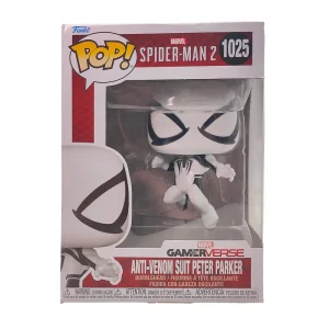 Funko Pop Spider-Man 2 Gamerverse Anti-Venom Suit Peter Parker #1025 Vinyl Figure 2024