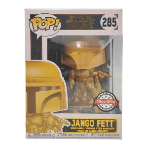 Funko Pop Star Wars Gold Jango Fett #285 Vinyl Figure 2019