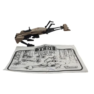 Star Wars Return Of The Jedi Speeder Bike Compatible With 3.75 Inch Action Figures Kenner 1983