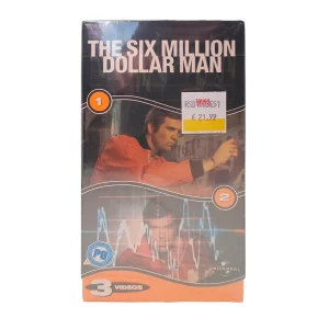 The Six Million Dollar Man 9 Episode 3 Video VHS Box Set 2003