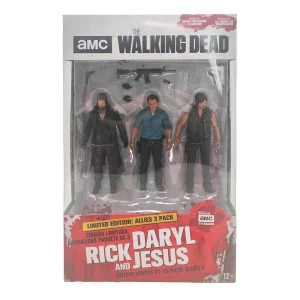 The Walking Dead Limited Edition Allies 3-Pack Rick Daryl Jesus McFarlane Toys 12 cm Action Figures 2018
