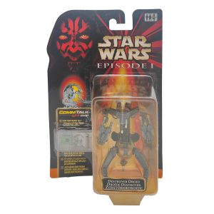 Star Wars Episode 1 Destroyer Droid CommTech Chip 3.75 Inch Action Figure Hasbro 1999
